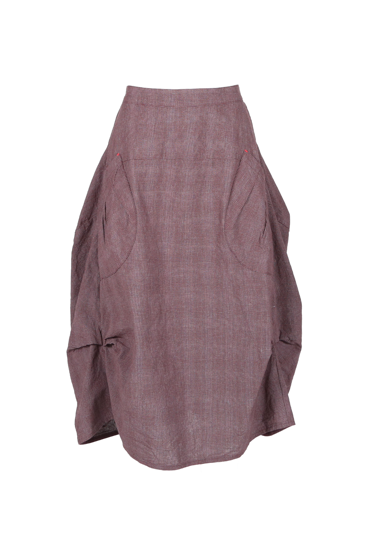 Milwaukee Textured Skirt Chocolate Brown