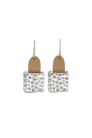 Letters from Home Earrings Silver