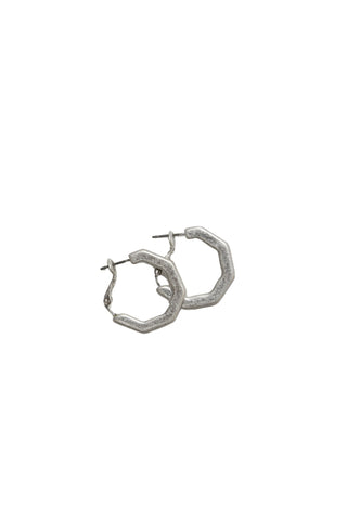 Octavia Hoop Earrings Silver