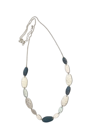 Tidal Link Necklace Silver