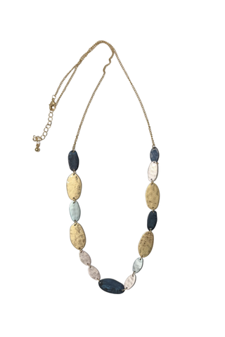 Tidal Link Necklace Gold