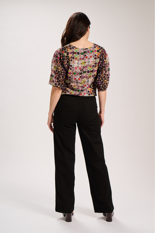 Peggy Long Jeans Black in Denim