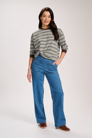 Peggy Long Jeans Original Wash in Denim