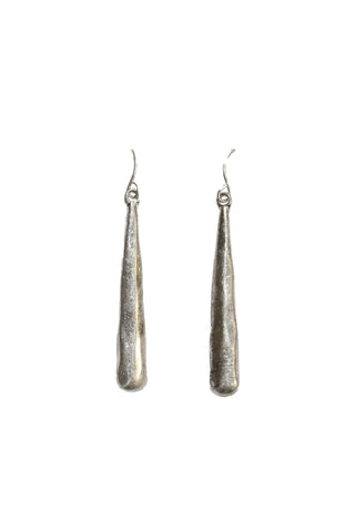 Molten Drop Earrings Silver