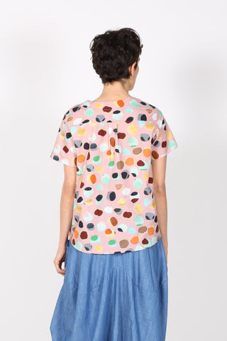 Confetti Top Pink in Cotton