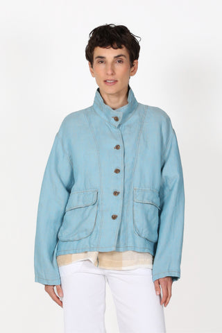 Billie Jacket Alta Luxe Frost in Linen