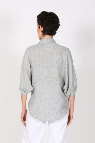 Sienna Shirt Black in Linen
