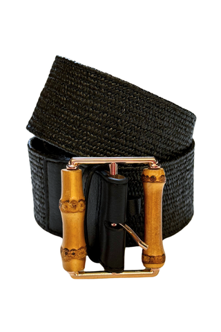 Paloma Belt in Bamboo Black