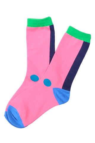 Mod Dot Socks Pink