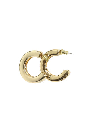 Chunky Click Hoops Gold