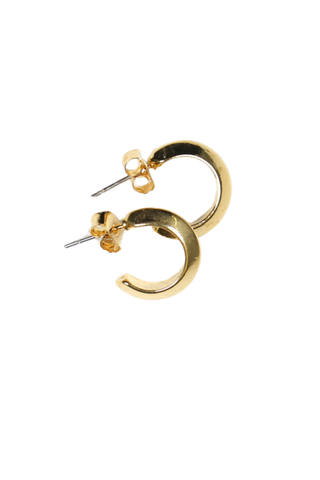Crescent Hoops Gold