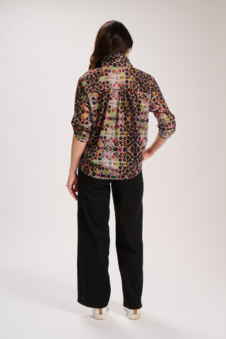 Peggy Lino Long Pants Black in Linen