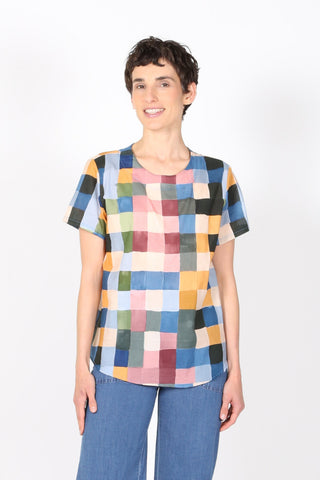 Tessera Top Blush in Cotton Voile