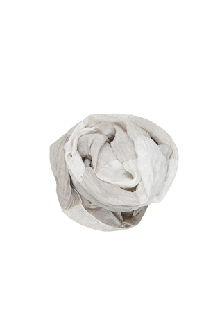 The Leonard Linen Scarf Beige