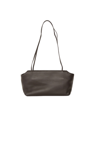 Lucca Lambskin Leather Bag Brown