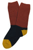 Terrific Triple Tone Wool Socks Rust