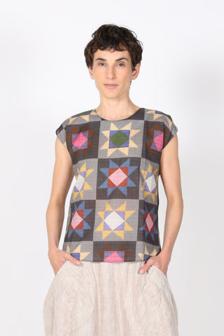 Buchra Tee in Cotton Voile