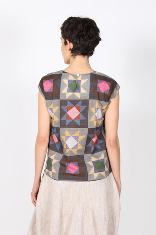 Buchra Tee in Cotton Voile