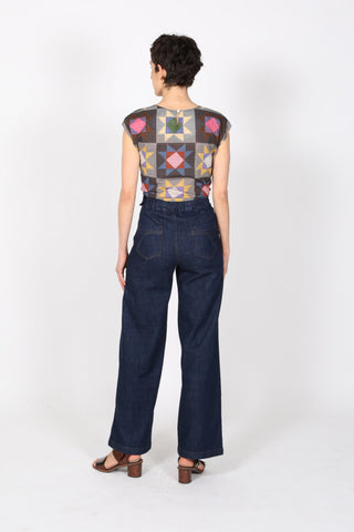 Peggy Long Jeans Indigo Wash in Denim