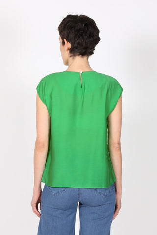 Skyscraper Tee Light Green in Tencel