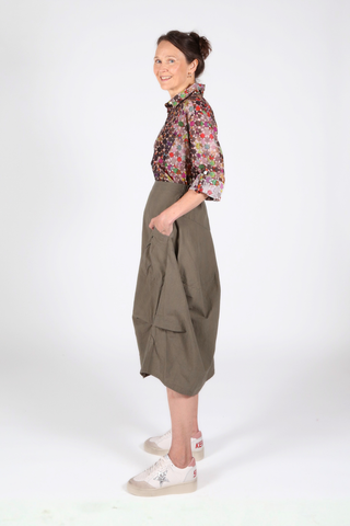 Milwaukee Textured Skirt Khaki