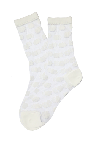 Posie Socks White
