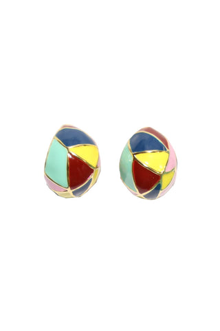 Audrey Hoop Earrings Multicolour