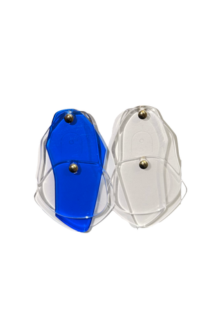 Lamina Earrings Blue