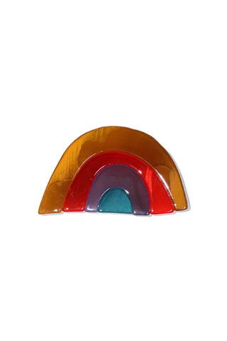 Rainbow Arch Brooch Ember