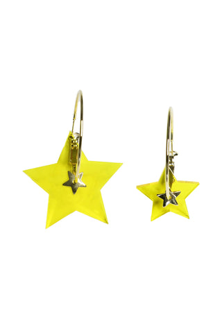 Starstruck Hoops Earrings Yellow