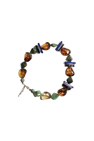 Forest Amber Resin Necklace