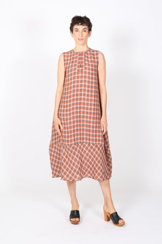 Bruges Dress Orange in Linen