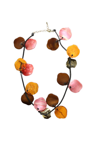 Honey & Rose Resin Necklace
