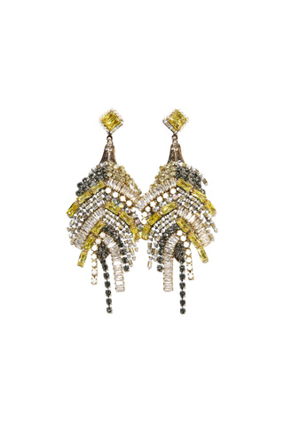 Prism Bloom Earrings Lemon Smoke