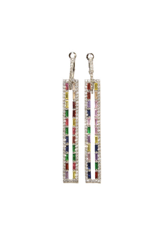 Spectrum Beam Earrings Silver