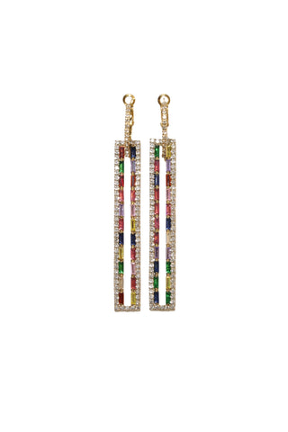 Spectrum Beam Earrings Gold