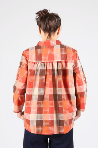 Sunday Check Cotton Shirt Autumn
