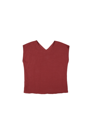 Amelie Two-Way Tee Terra in Linen/Rayon