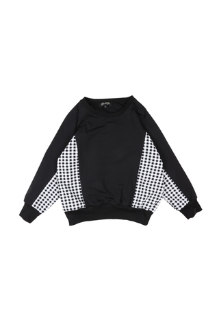 Arlo Form Sweatshirt Black in Cotton Jersey
