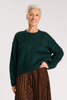 Aspen Knit Sweater Forest in Alpaca