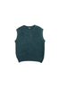 Aspen Round-Neck Vest Forest in Alpaca