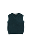Aspen V-Neck Vest Forest in Alpaca