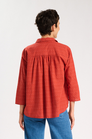 Astrid Shirt Tamarillo in Woven Cotton