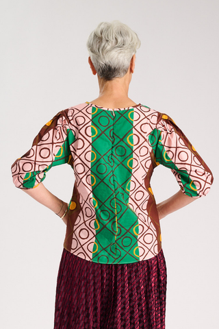 Atlas Blouse Ember in Cotton