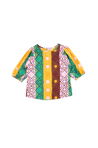 Atlas Blouse Ember in Cotton
