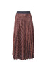 Aura Pleated Skirt Chocolate