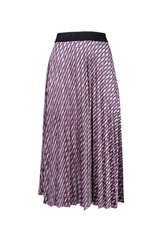 Aura Pleated Skirt Musk