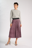Aura Pleated Skirt Musk