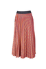 Aura Pleated Skirt Tamarillo