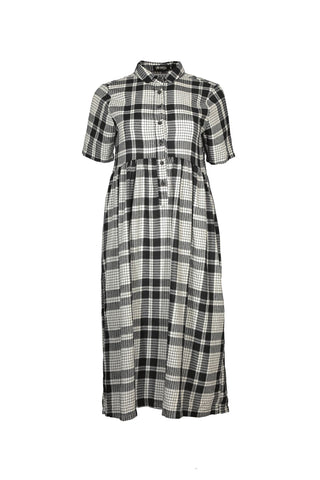 Bask Dress Black in Cotton